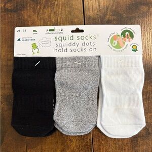 2T-3T 3-Pack Ankle Socks - Black, Gray, White seen on Shark Tank